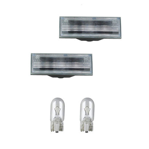 چراغ پلاک خودرو قطعه سازان کبیر مدل EK-PRIDE132-30979 مناسب برای پراید 132 به همراه لامپ مجموعه 4 عددی