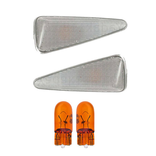 چراغ گلگیر خودرو قطعه سازان کبیر مدل LIGHT-SANDRO-30967 مناسب برای ساندرو به همراه لامپ مجموعه 4 عددی